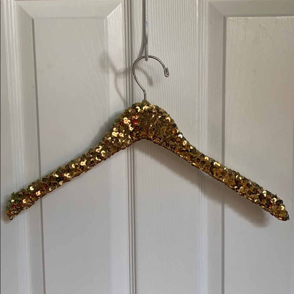 Gold Sequin Hanger